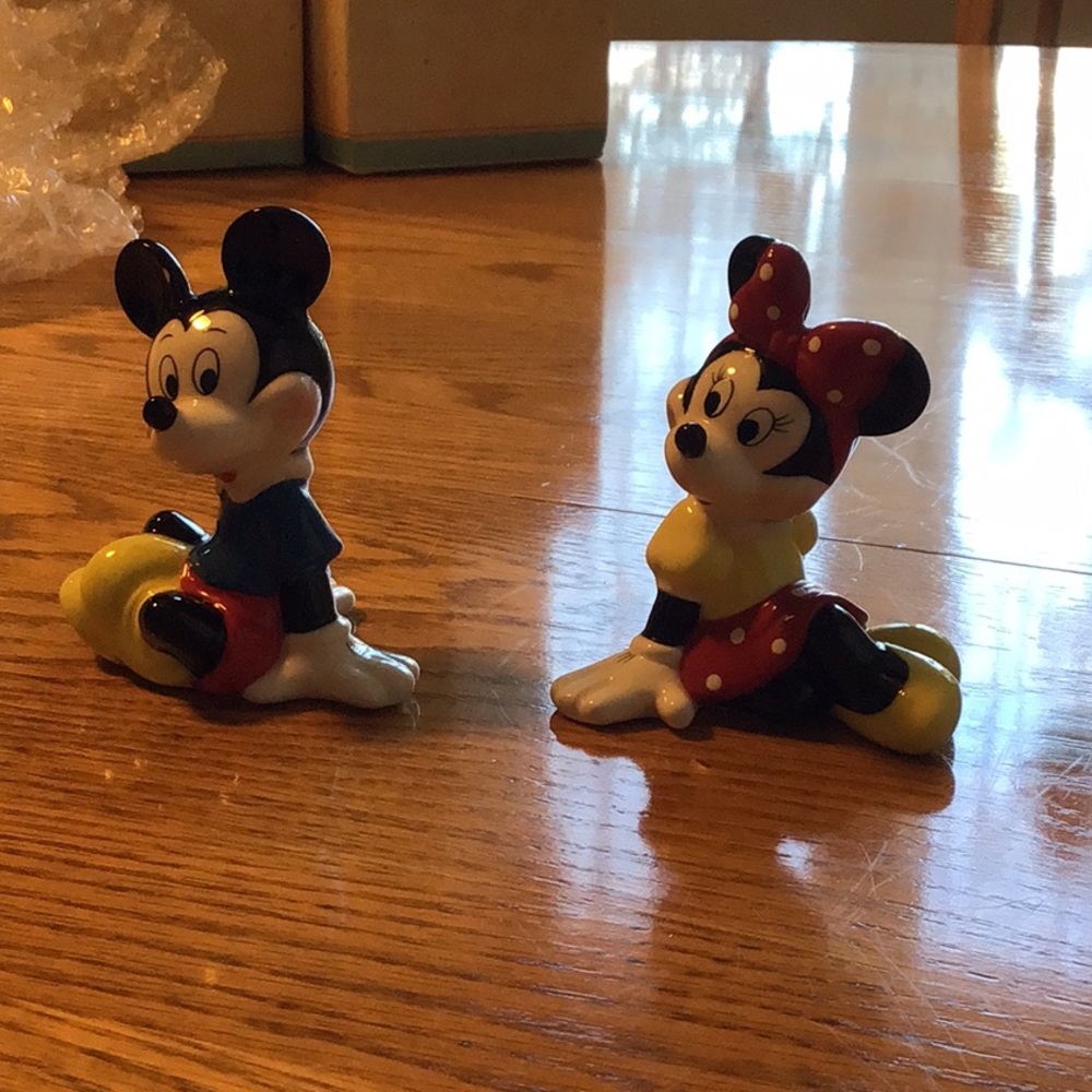Disney Mickey and Minnie Figurines